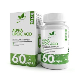 NaturalSupp Alfa Lipoic Acid (Альфа-липоевая кислота) 100 мг.